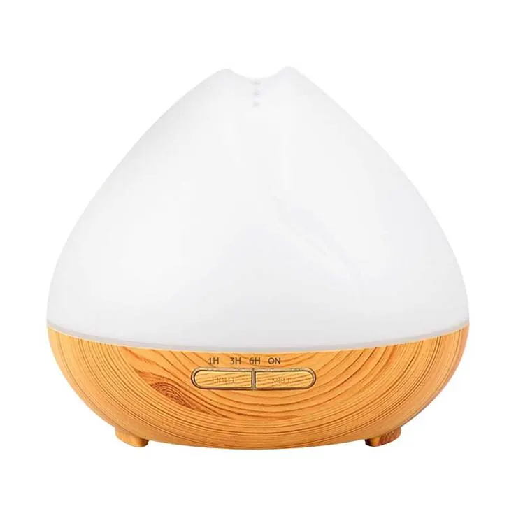 Aroma Diffuser Holzdesign + weiß mit Led, 1 St