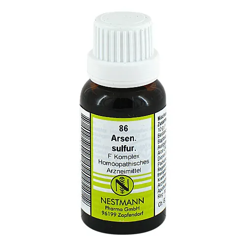 Arsenicum sulfuricum F Komplex Nr.86 Dilution, 20 ml