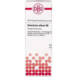 ARSENICUMALBUMD6Dilution20ml