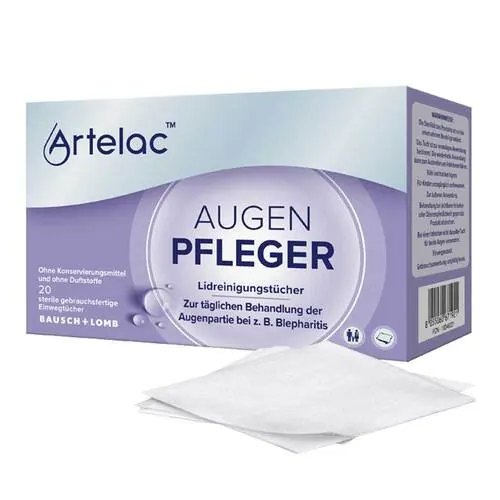 Artelac Augenpfleger Lidreinigungstücher, 20 St