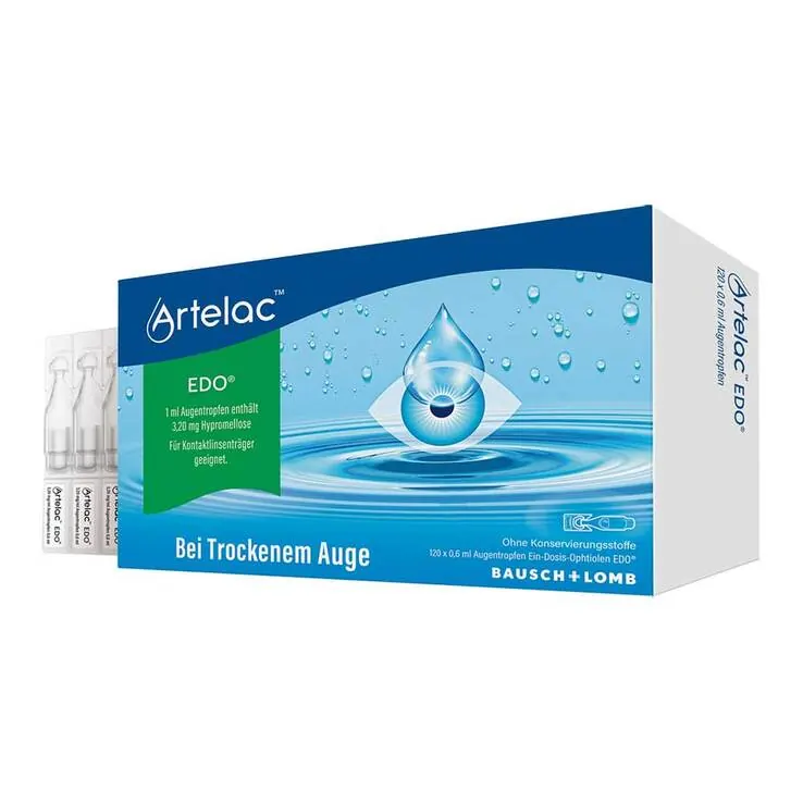 Artelac® EDO® Augentropfen, Tränenersatzmittel, 120X0.6 ml