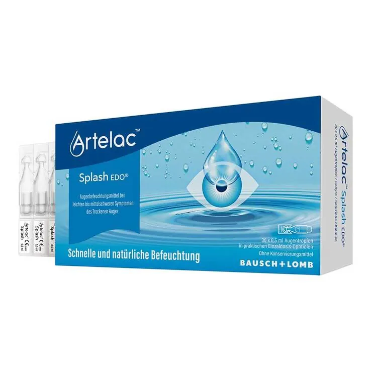 Artelac Splash EDO Augentropfen bei trockenen Augen, 30X0.5 ml