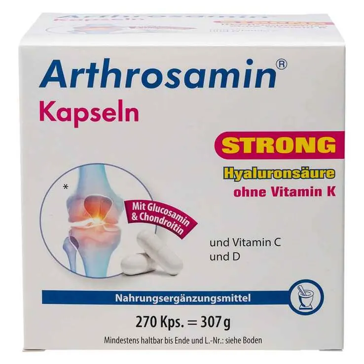 Arthrosamin strong ohne Vitamin K Kapseln, 270 St
