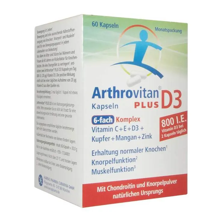 Arthrovitan Plus D3 Kapseln, 60 St