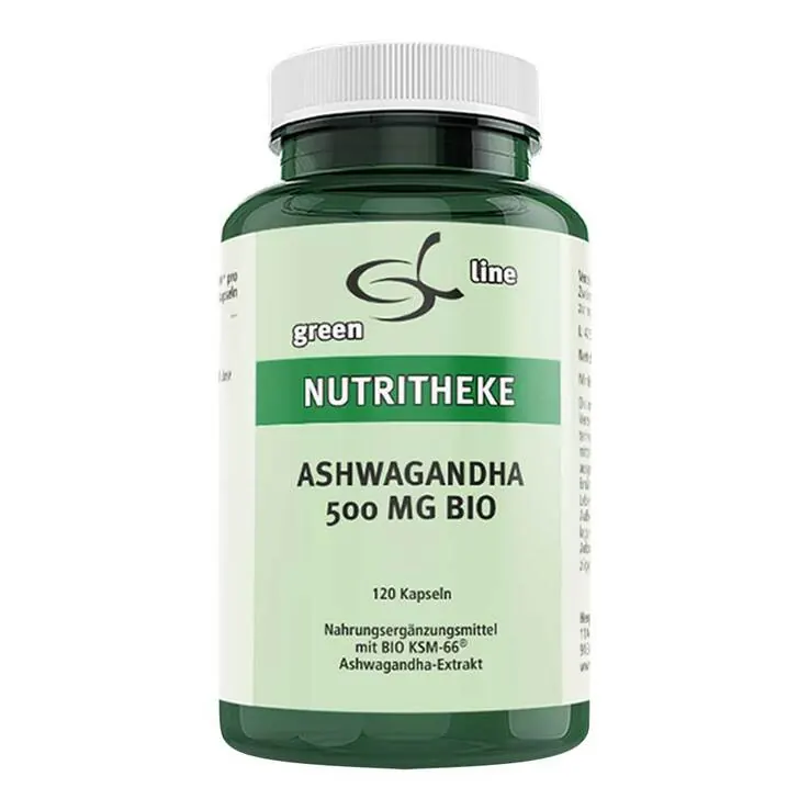 Ashwagandha 500 mg Bio Kapseln, 120 St