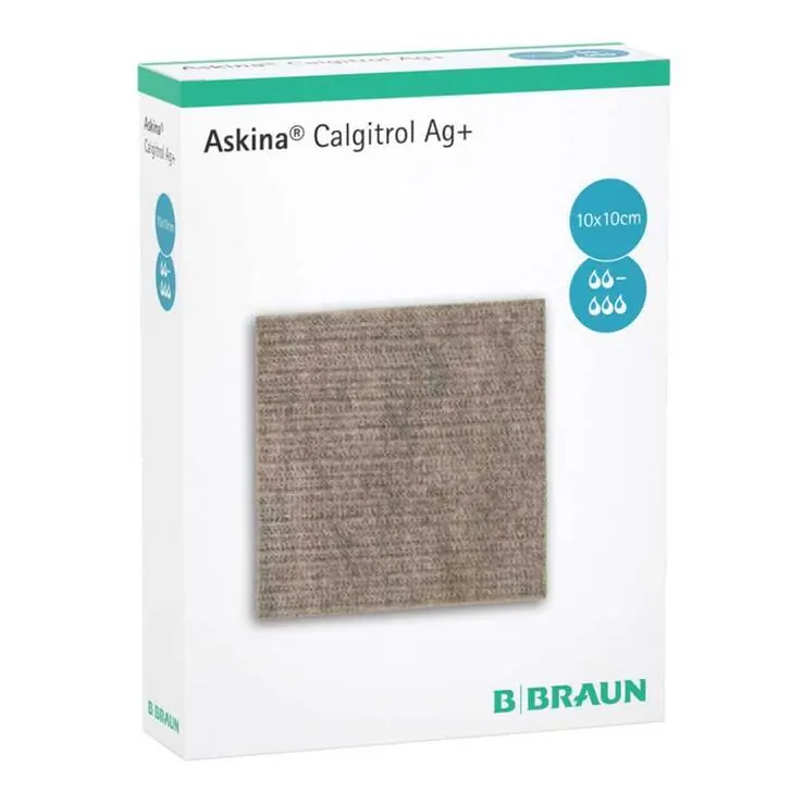 Askina Calgitrol Ag + 10x10 cm, 10 St