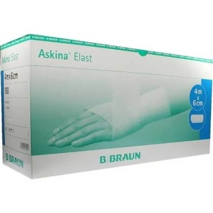 Askina Elast Binde 4mx6cm lose, 100 St