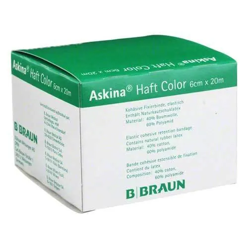 Askina Haftbinde Color 6 cmx20 m gelb, 1 St