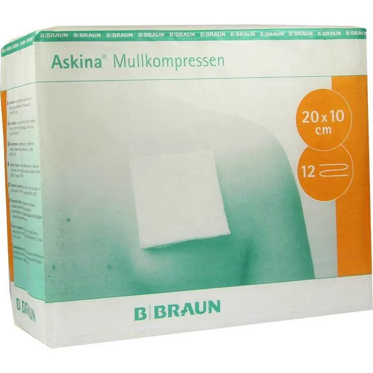 Askina Mullkompressen 10x20, 100 St