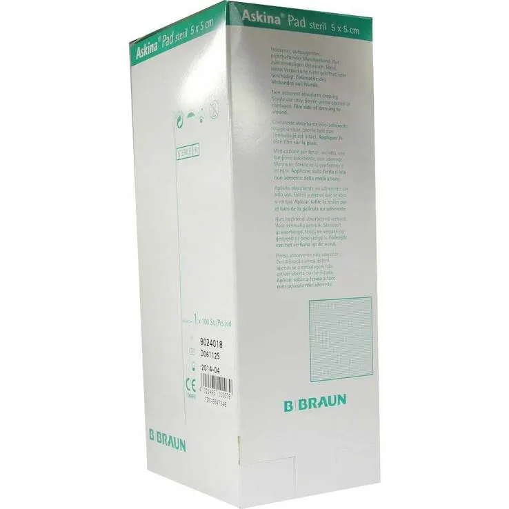Askina Pad Wundauflage 5x5cm, 100 St