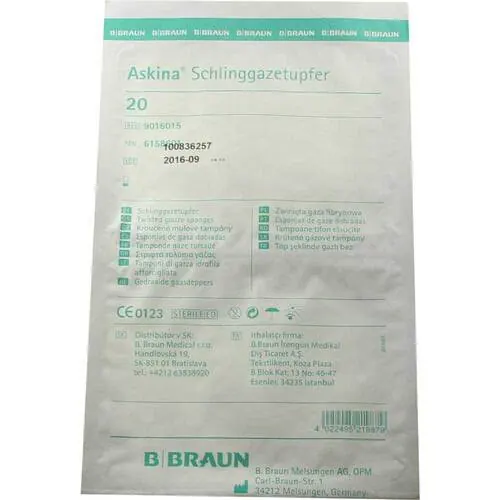 Askina Schlinggazetupfer pflaumengroß steril, 20 St
