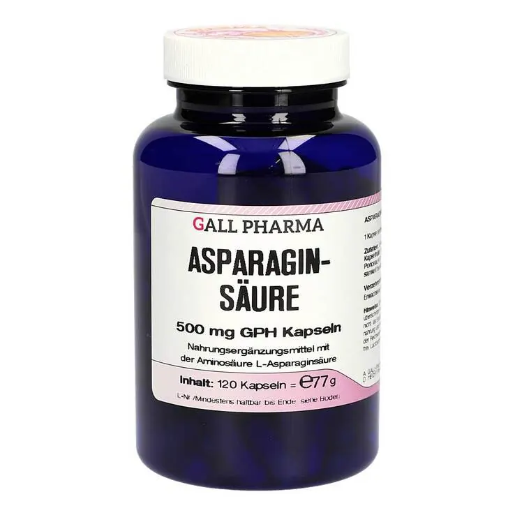 Asparaginsäure 500 mg GPH Kapseln, 120 St