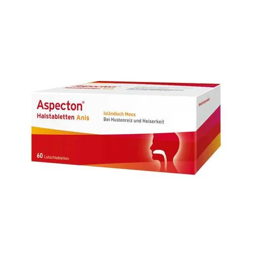 Aspecton Halstabletten Lutschtabletten, 60 St