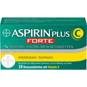 ASPIRINplusCforte800mg/480mgBrausetabletten10St