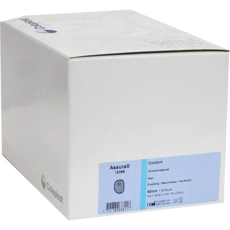 Assura Comfort 2teilig Kolostomiebeutel 60m, 40 St