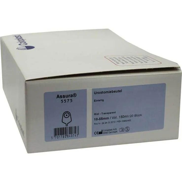 Assura Uro Urostomiebeutel 10 - 55mm, 20 St