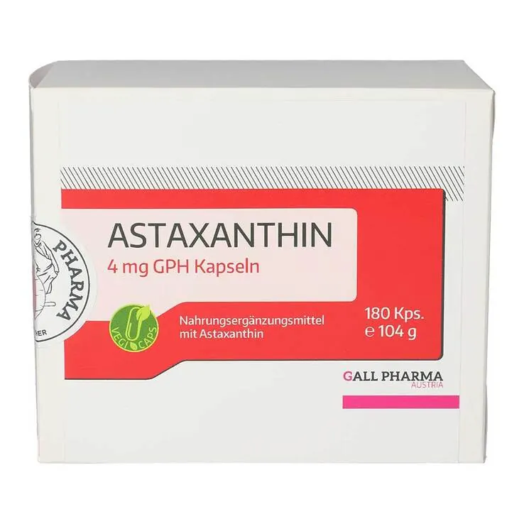 Astaxanthin 4 mg GPH Kapseln, 180 St