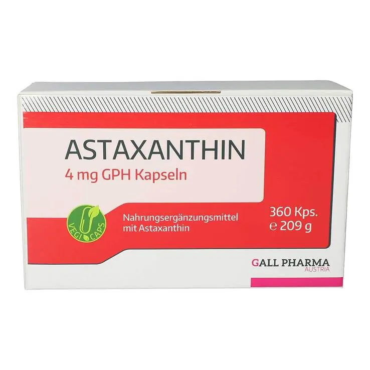 Astaxanthin 4 mg GPH Kapseln, 360 St