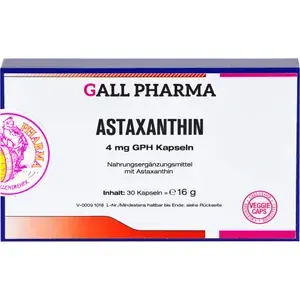 ASTAXANTHIN4mgGPHKapseln30Stück