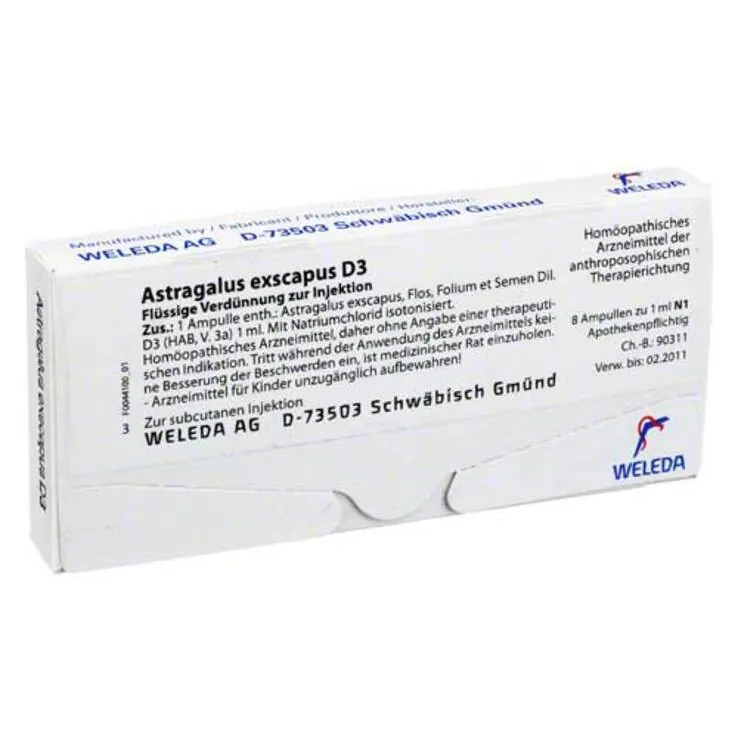 ASTRAGALUS EXSCAPUS D 3 Ampullen, 8X1 ml