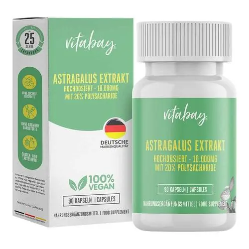 ASTRAGALUS EXTRAKT 10.000 mg hochdosiert Kapseln, 90 St