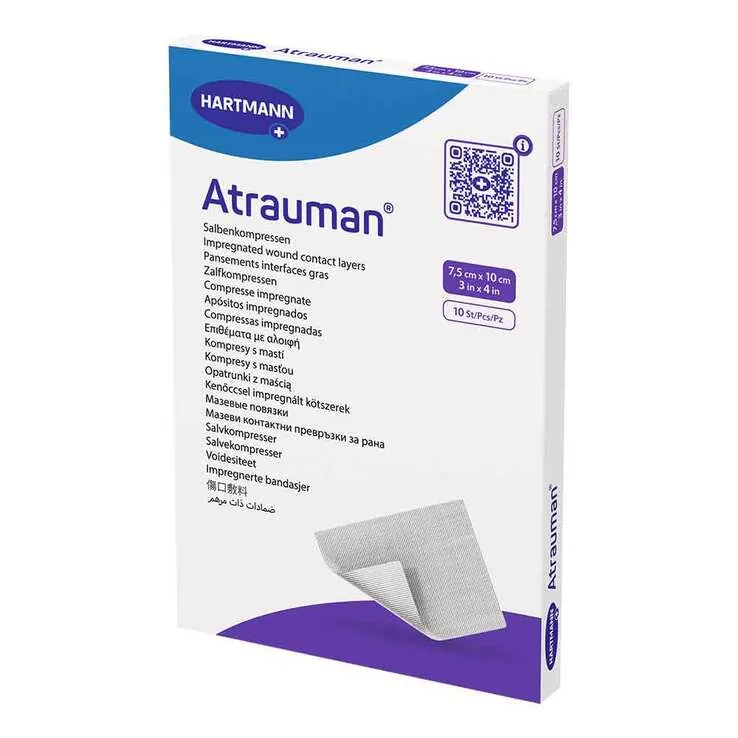 Atrauman 7,5x10cm steril Kompressen, 10 St