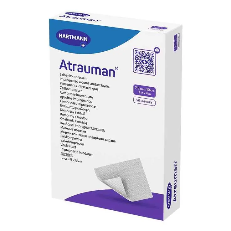 Atrauman 7,5x10cm steril Kompressen, 50 St
