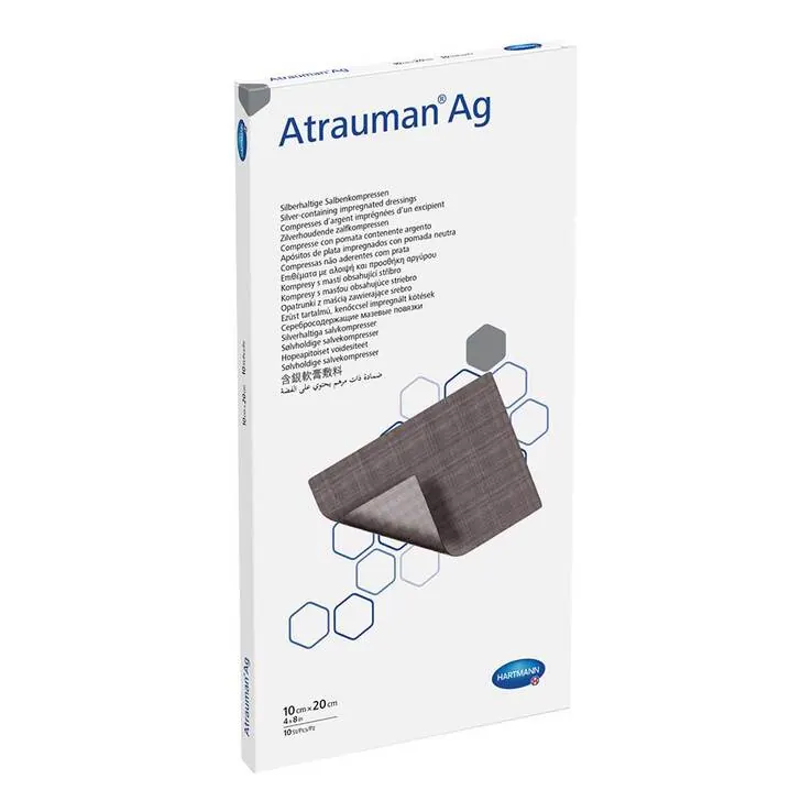 Atrauman Ag 10x20 cm steril Kompressen, 10 St