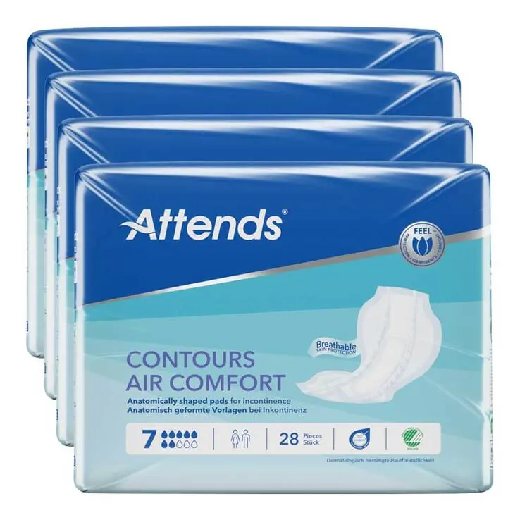 Attends Contours Air Comfort 7 Neu, 4X28 St