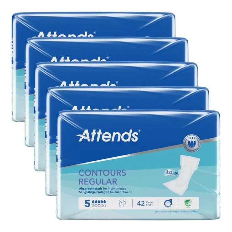 Attends Contours Regular 5, 5X42 St