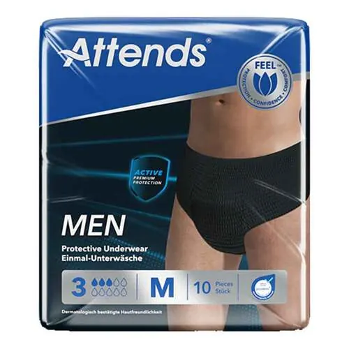 ATTENDS Men Protective Underwear 3 M, 10 St