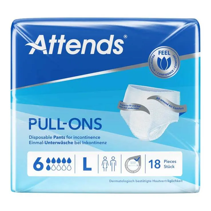 Attends Pull-Ons 6 large, 18 St