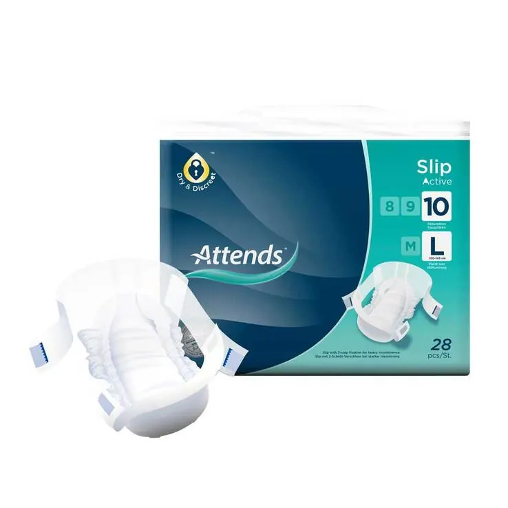 Attends Slip Active 10 large, 2X28 St