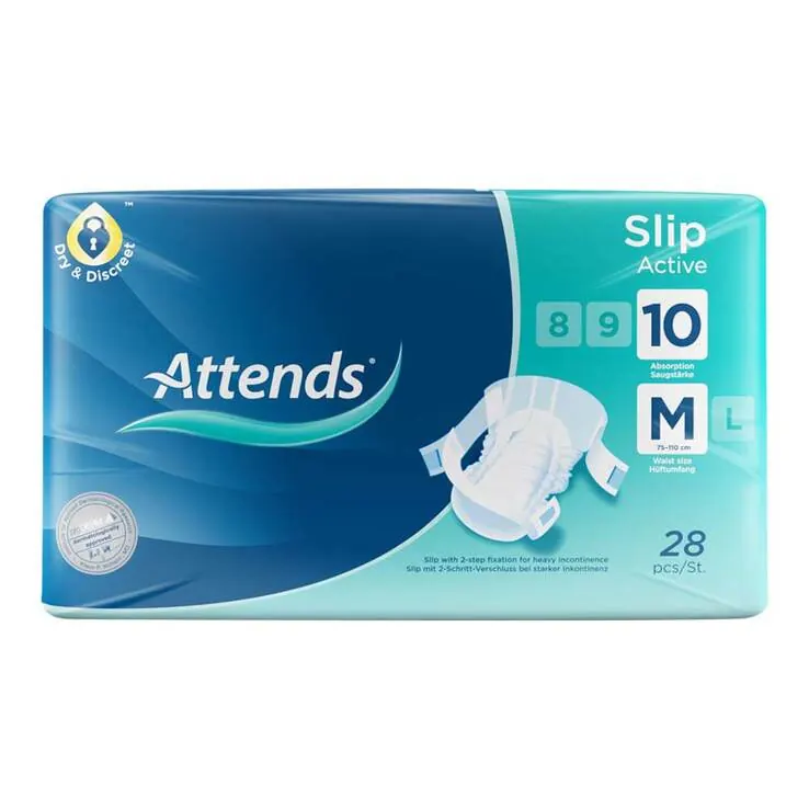Attends Slip Active 10 medium, 28 St