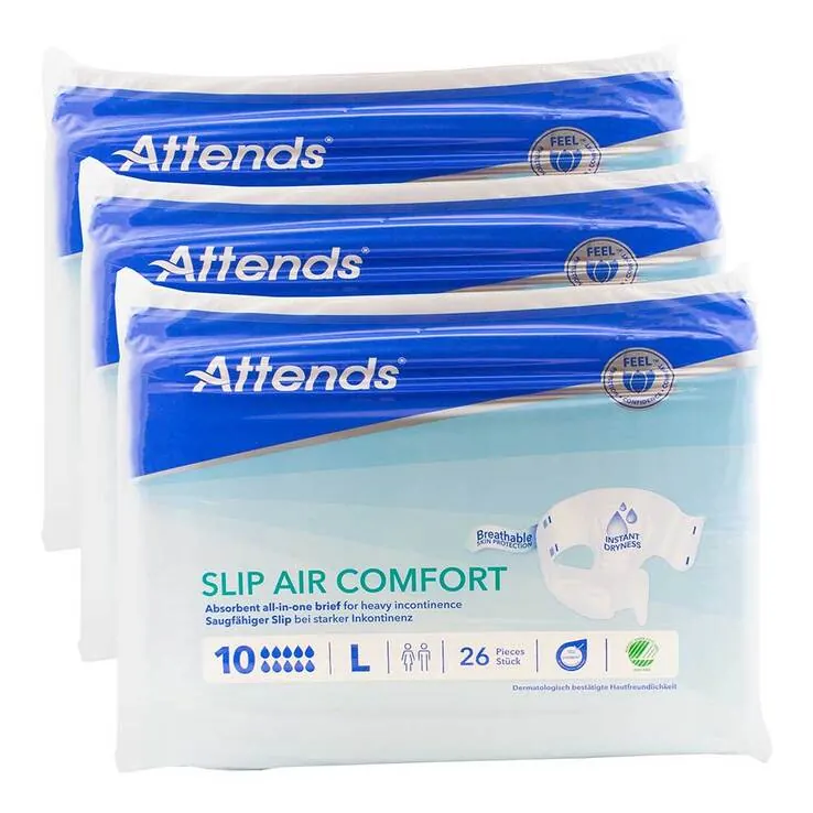 Attends Slip Air Comfort 10 L, 3X26 St