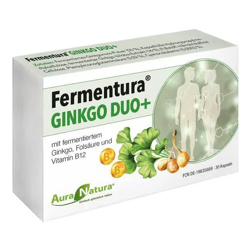 Auranatura Fermentura Ginkgo Duo + Kapseln, 30 St