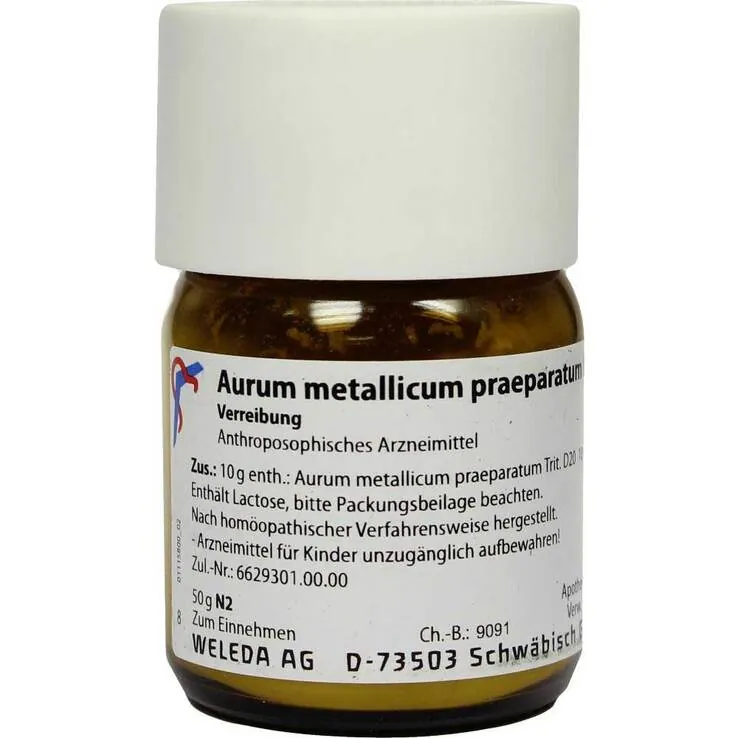 Aurum metallicum Präparat D 20 Trituration, 50 g