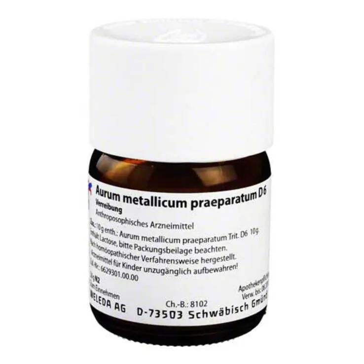 Aurum metallicum Präparat D 6 Trituration, 50 g