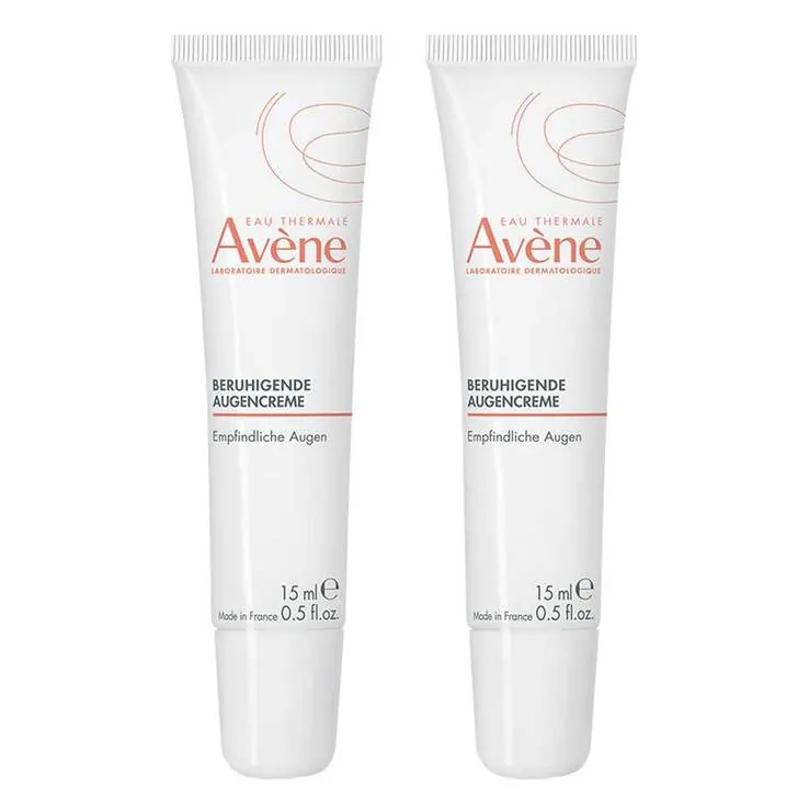 Avene beruhigende Augencreme, 2x15 ml