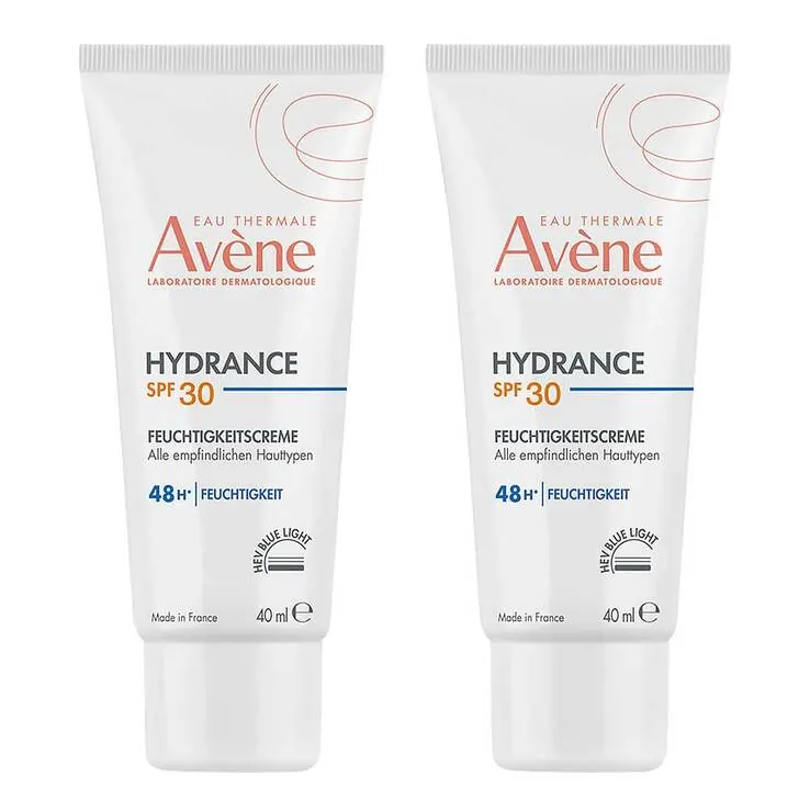 Avene Hydrance Feuchtigkeitscreme SPF 30, 2x40 ml