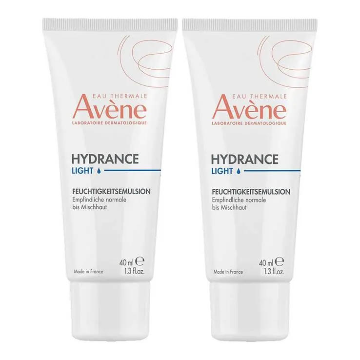 Avene Hydrance leicht Feuchtigkeitsemulsion , 2x40 ml