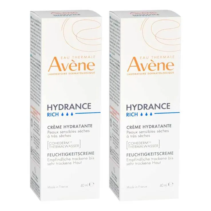 Avene Hydrance reichhaltig Feuchtigkeitscreme, 2x40 ml