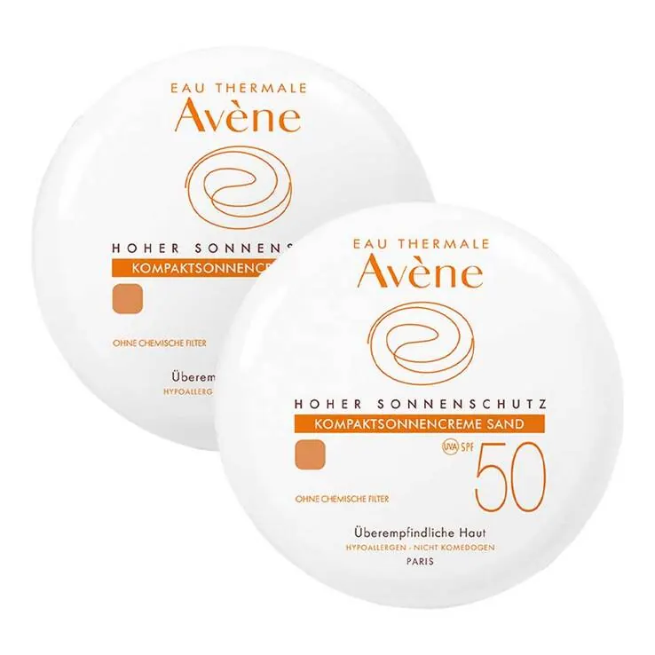 Avene Kompaktsonnencreme sand SPF 50 , 2x10 g