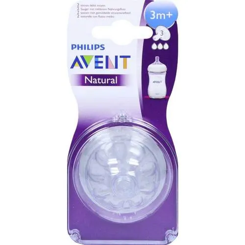 Avent Sauger Naturnah 3 Mon. + , 2 St