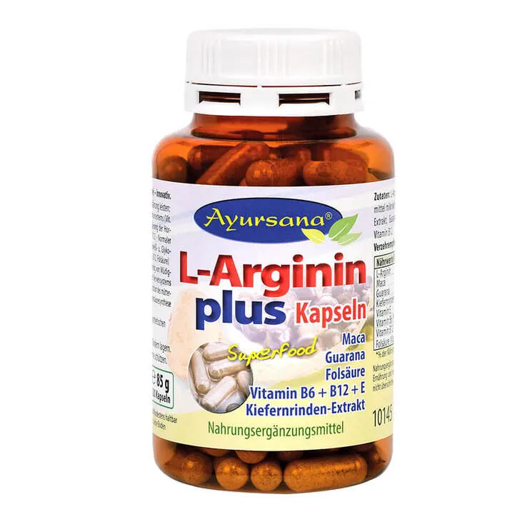 Ayursana L-Argininkapseln plus, 120 St
