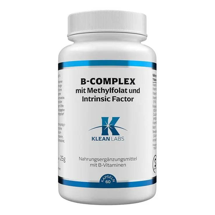 B-Complex mit Methylfolat und Intrinsic Factor Kap, 60 St