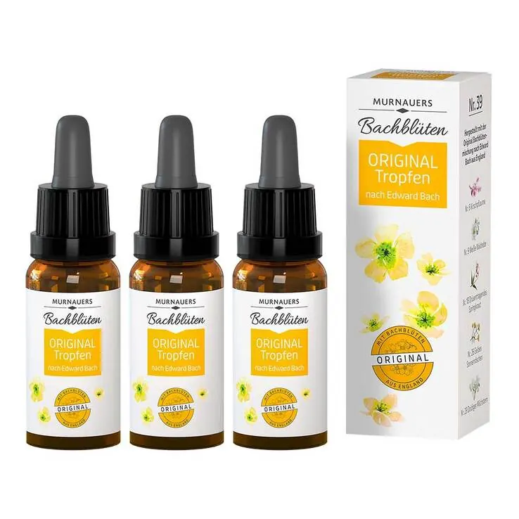Bachblüten Murnauer Original Tropfen nach Dr. Bach, 3x20 ml
