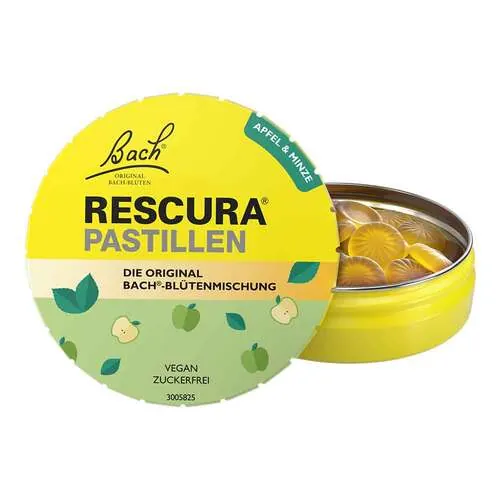 Bachblüten Original Rescura Pastillen Apfel-Minze, 50 g