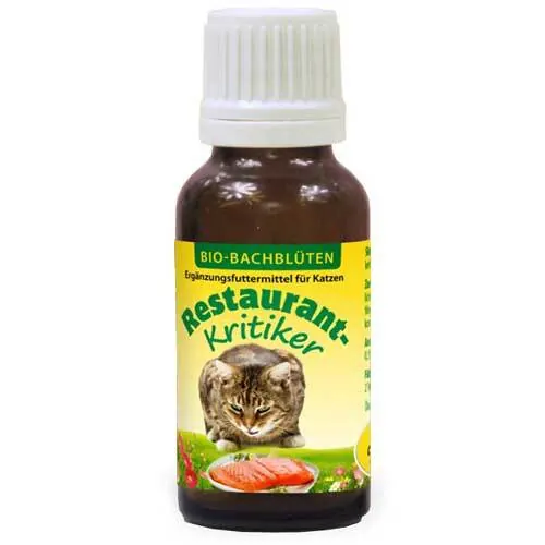 Bachblüten Restaurantkritiker flüssig für Katzen, 20 ml
