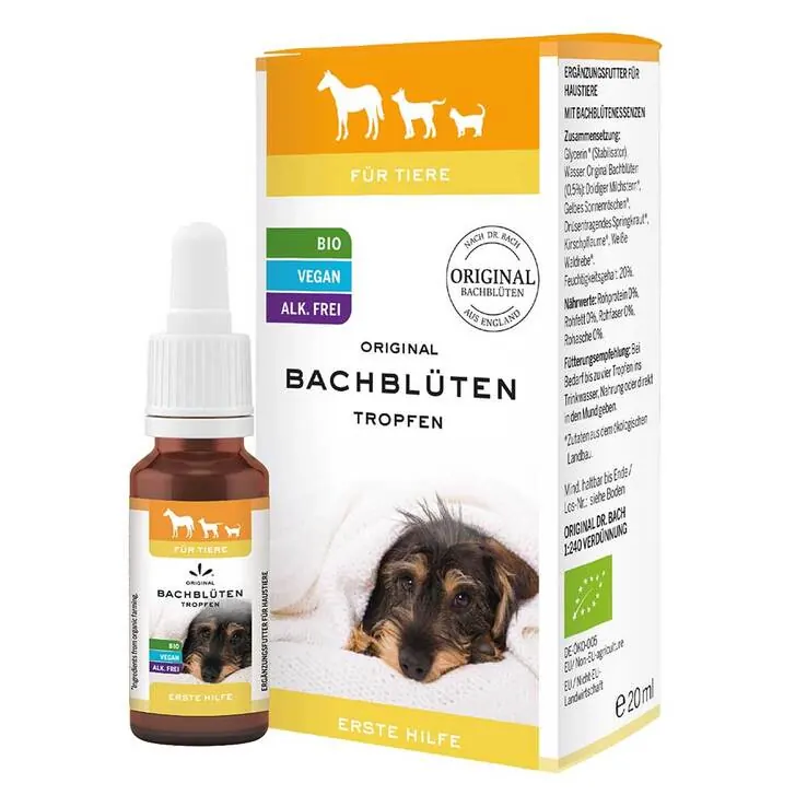 Bachblüten Tiere Tropfen Erste Hilfe, 20 ml